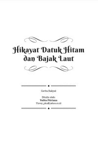 Image of Hikayat datuk hitam dan bajak lauk