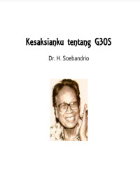 Image of Kesaksianku tentang G30S